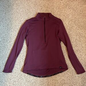 Women's Patagonia Burgundy Long Sleeve Top